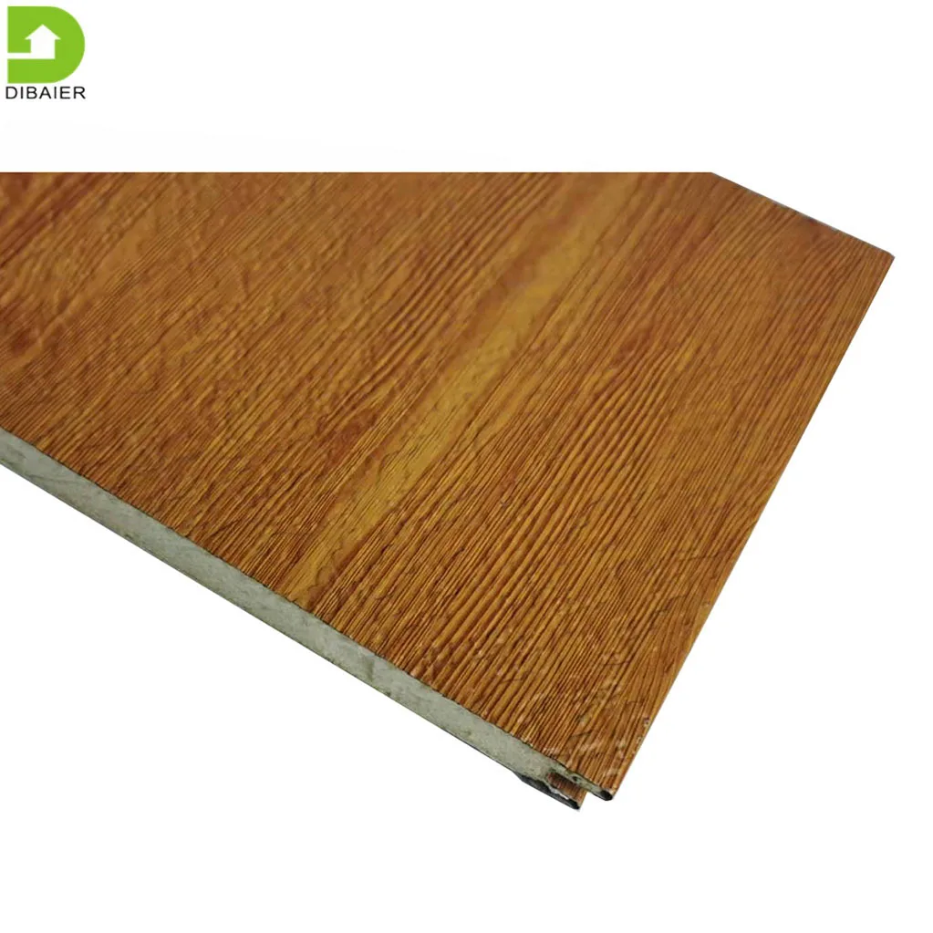 Панель из гипсокартона, 16 мм сэндвич-панель, декоративная Изолированная металлическая облицовочная панель из пенополиуретана