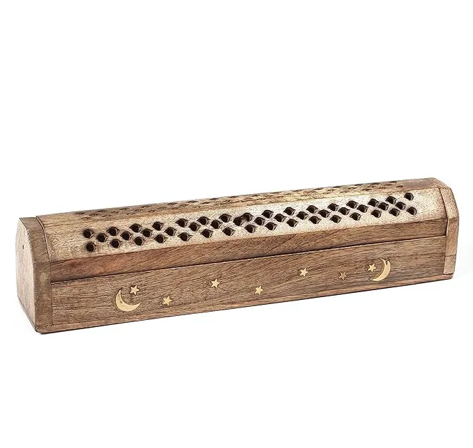 Cool Room Decorative 12-Inch Carving Incense Stick Holder Aromatherapy Burner Spiritual Stone Candle Lanterns Jars Meditation