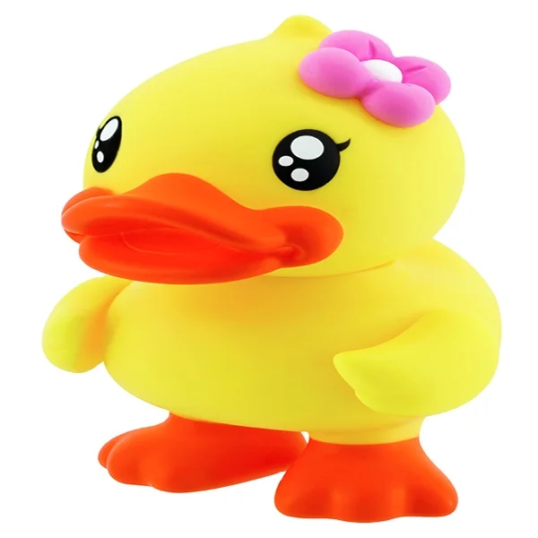 B.Duck  Hot Selling Cute Saving Bank 16 cm Duck Kids PVC Coin Bank