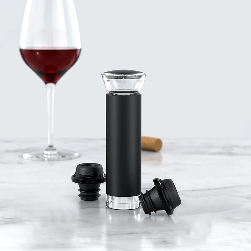 Dry Battery Operated Electric Red Wine Opener Wine Aerator Pourer Preserver Stopper Bottle Corkscrew Automatic Wine Opener Set