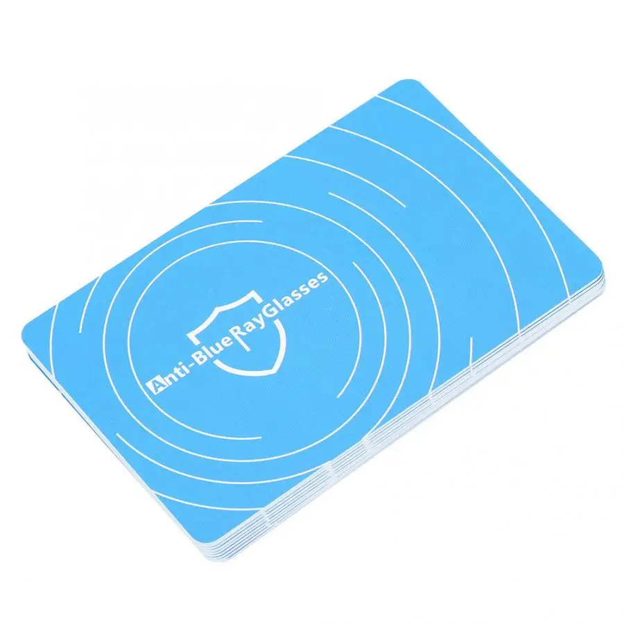  Низкая цена оптовая продажа тестер Anti-Blue Light Protect Blue Ray блокировщик Тестовая карта для