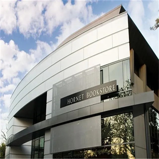 Curtain Wall ACM Sheet 3mm 4mm 1220x2440mm External and Internal Architectural Cladding Aluminum Composite Panel