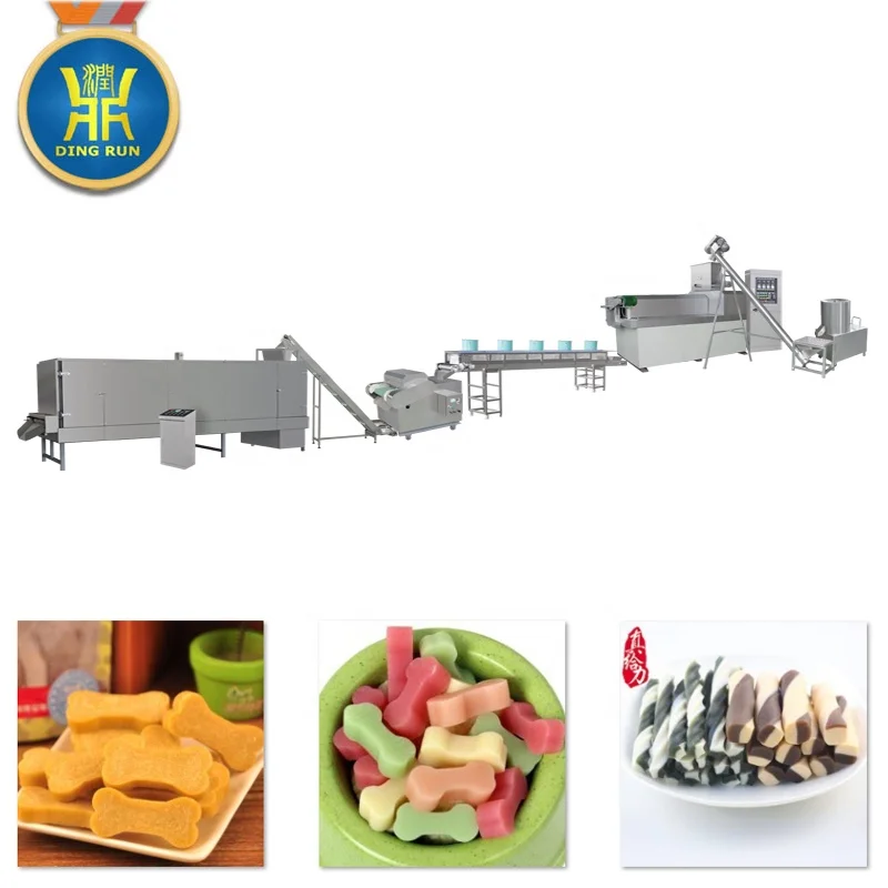dog chewing pet food making production machine