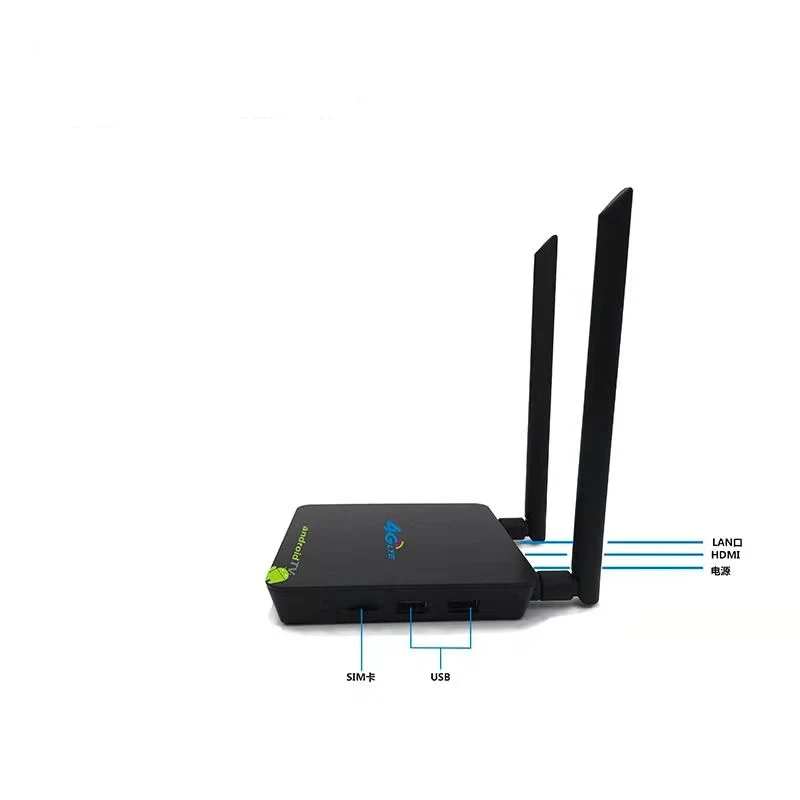  Android LTE OTT TV ott IP ТВ Декодер каналов кабельного телевидения 4G-LTE маршрутизатор 2 Гб оперативной памяти 16 ГБ строенной под S905X Quad 64-разрядный Cortex-A53 процессор 4K 4 аппарат не привязан к оператору сотовой связи Wi-Fi