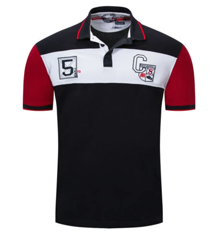 Оптовая продажа, поло в новом стиле, поло с логотипом на заказ, хлопковая рубашка поло с индивидуальным дизайном против морщин для мужчин