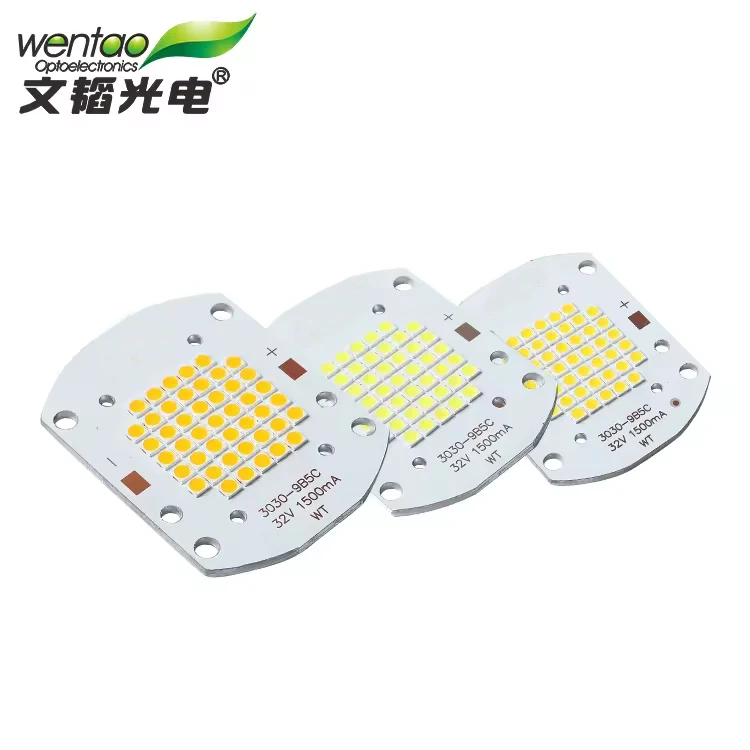 chip led cob 30v 1500mA 50W chip led with PCB high lumen led chips