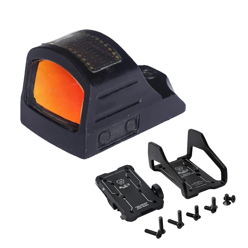 Hunting reflex 1x22 Holographic Scope Solar Power System parts Red Dot Sight with Mounts for 20mm