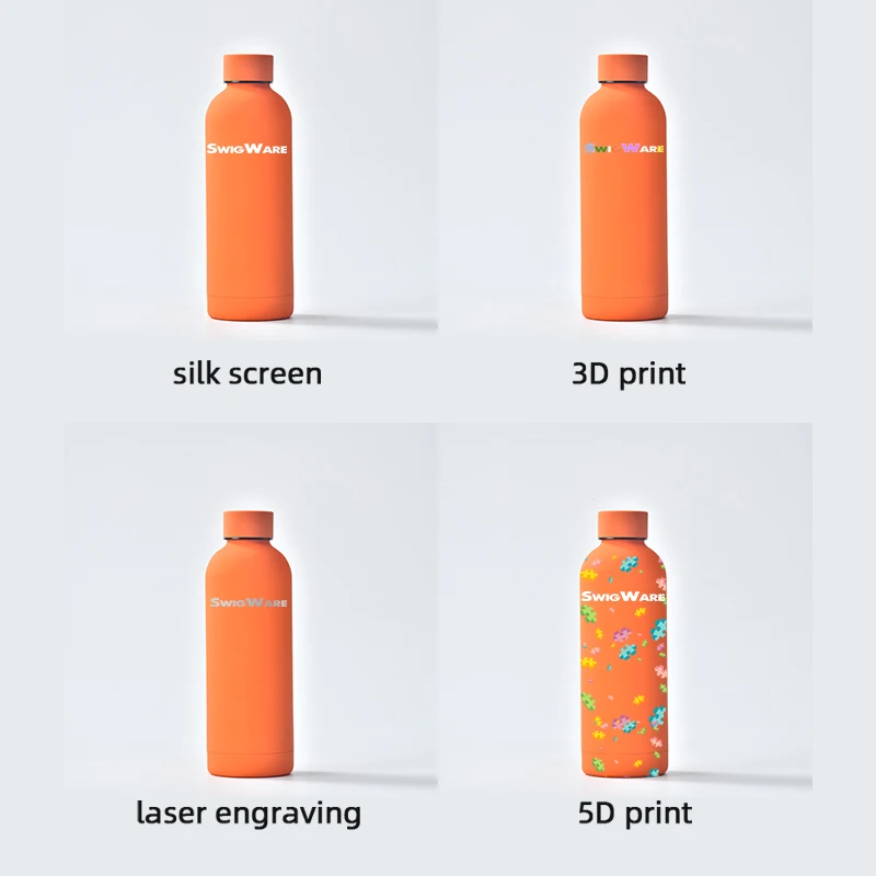 custom logo Multicolor stock 500ml Stainless Steel Double Wall Insulated Sports Vacuum Water Bottle Cola Shape Thermos