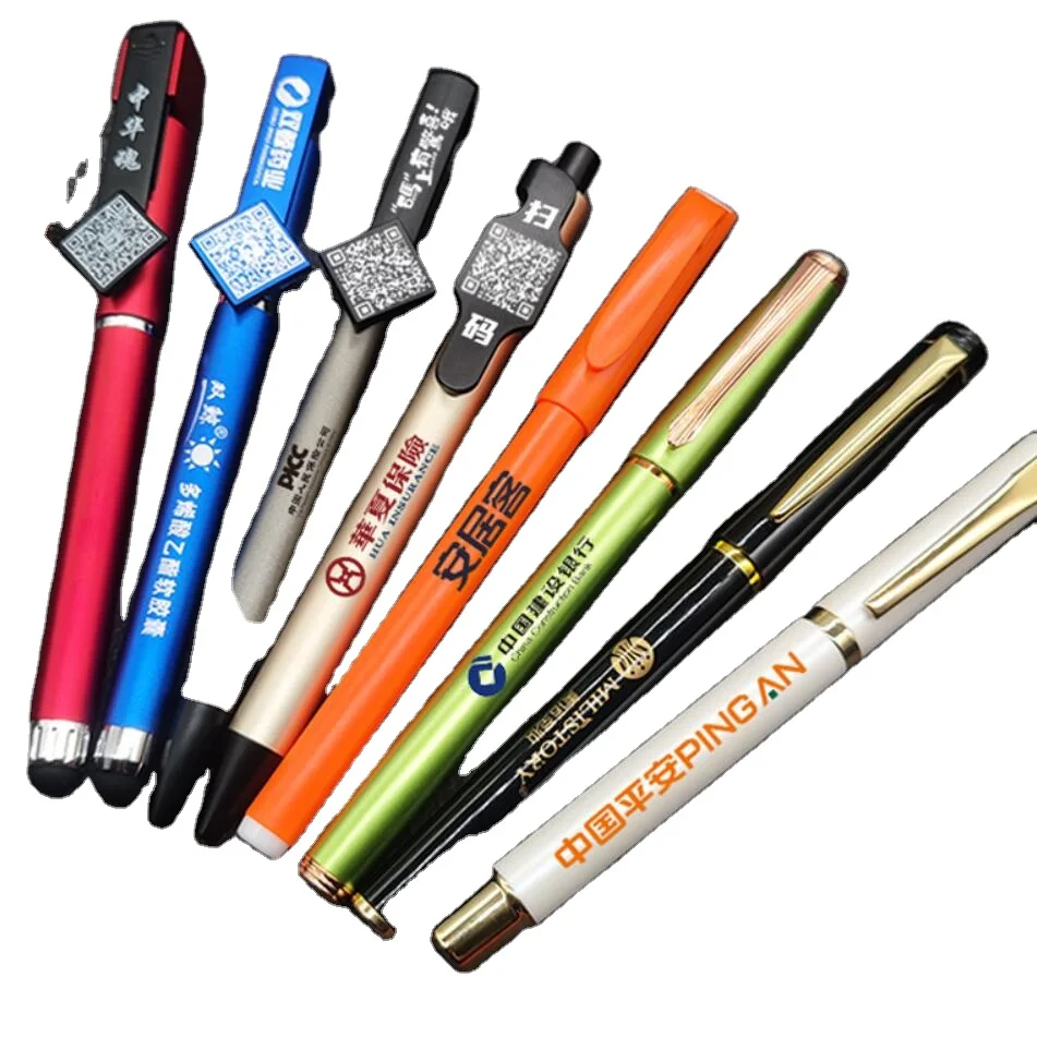 High Quality Fancy Pens Ballpoint Logo Printed Retractable Ballpoint Pen