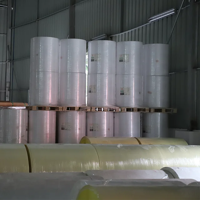 Mother Size Direct Thermal Eco Self-Adhesive Label Jumbo Rolls Adhesive Thermal Paper