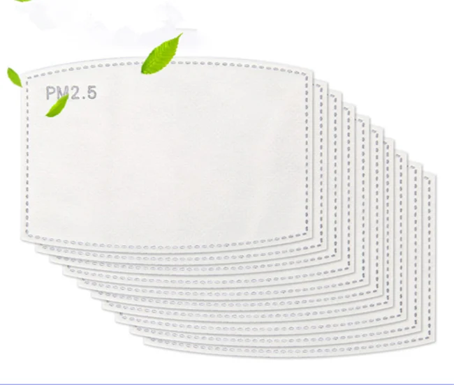 
Adult child anti-haze activated carbon m ask filter PM2.5 dust 5-layer activated carbon filter 