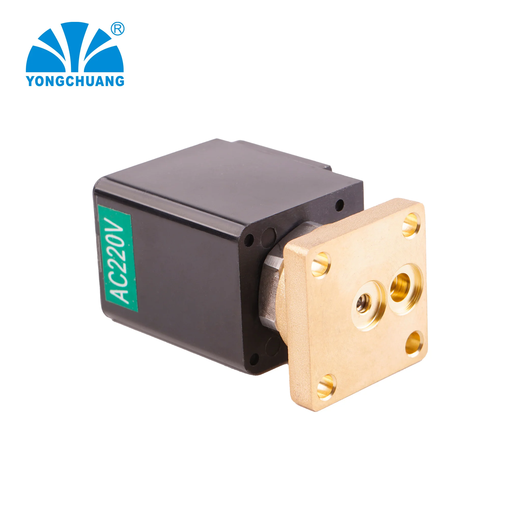 Yongchuang YCGT11 3 Way Ruby Seal Brass 24v Dc Coffee Machine Steam Solenoid Valve