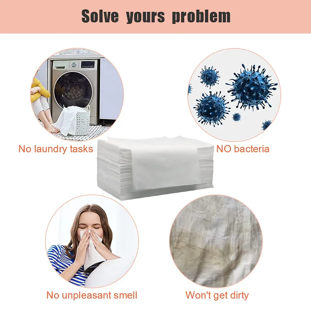 Biodegradable bed sheet disposable massage table cover non-woven fabric sheets for spa