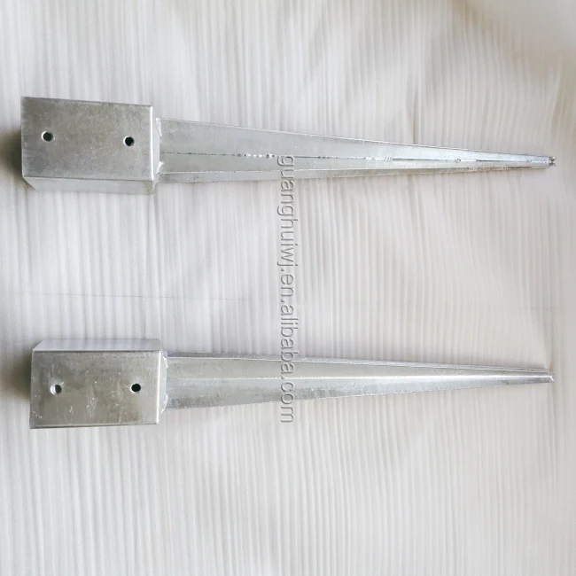 Hot sale metal galvanized drive in post support spike pole anchor