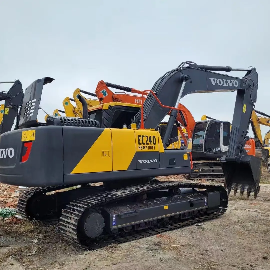 Лидер продаж подержанный экскаватор оригинальный шведский VOLVO EC240 240B строительный гидравлический гусеничный Средний