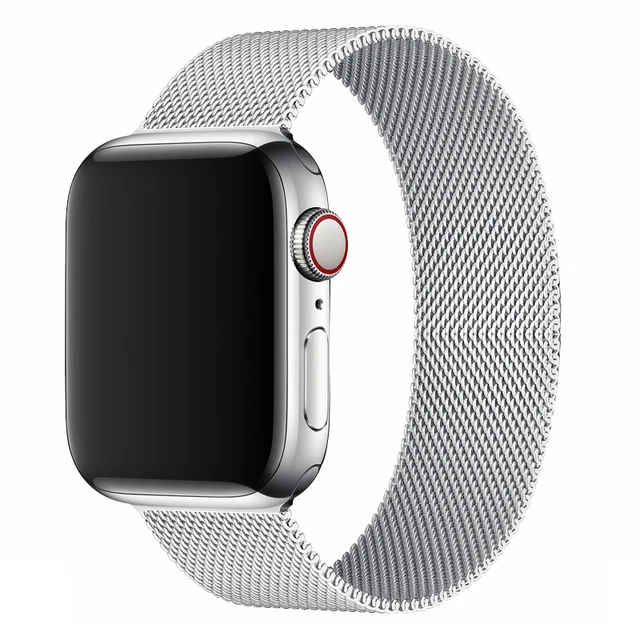 Ремешок «Миланская петля» для Apple watch band 44 мм 40 iWatch Band 38 42 металлический магнитный браслет series 4 5 6