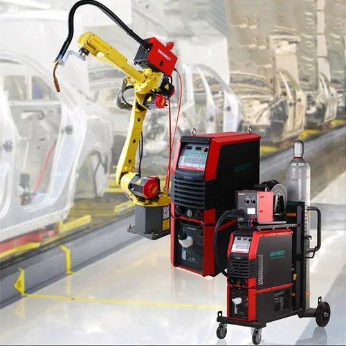 China Supplier Welding Machine FANUC Robot R-2000iC 210F With Megmeet CO2/MAG/MMA Welder For Fiber Laser Welding Steel Metal Wor