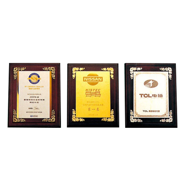 new design souvenir wooden plaque award medals wooden award trophy engraved
