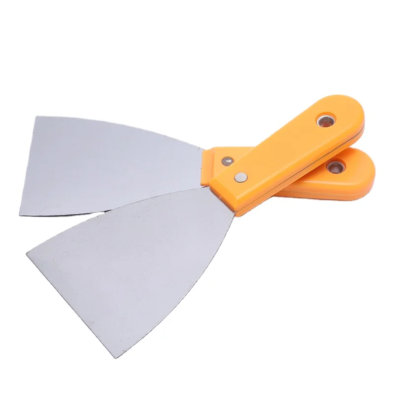 High Quality Wholesale Custom Cheap stainless steel plastic putty knife with plastic handle