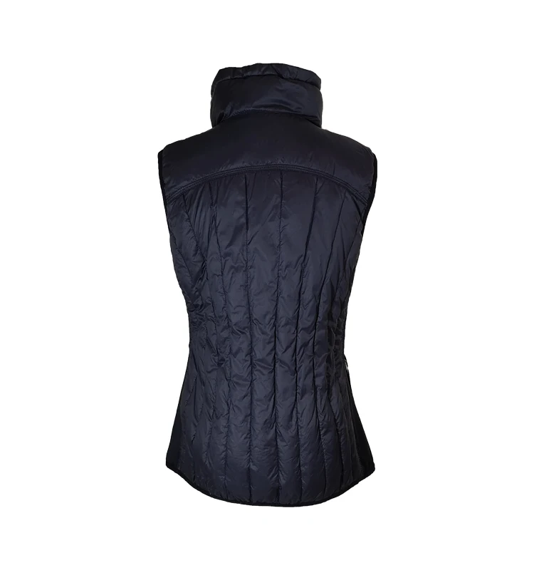 Женский зимний жилет без рукавов с логотипом на заказ, легкая куртка на утином пуху