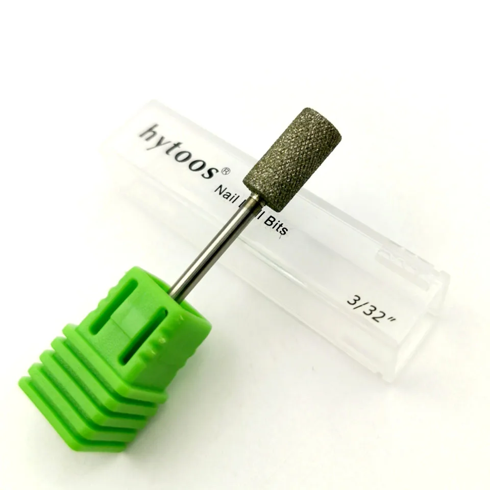 
HYTOOS New Barrel Diamond Nail Drill Bits With Tooth 3/32