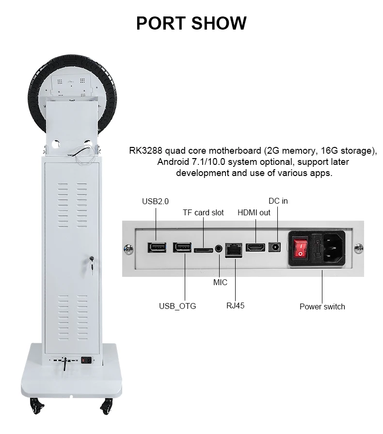 Фотобудка для 12 9 'Pro с ЖК-дисплеем 1080P встроенная внутренняя колонка Wi-Fi и Bluetooth