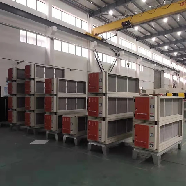 Purified Air ESP Commercial Air Eliminator Cooking Gas Extraction Extraction Kitchen Grease Absorber Electrostatic Oil Fume Purifier