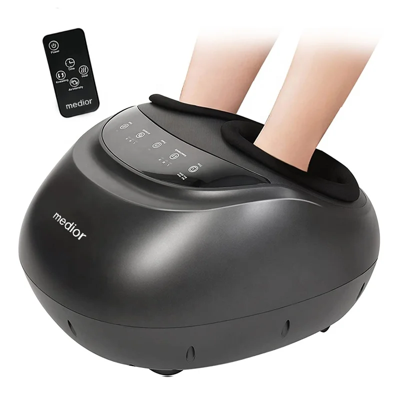 Medior hottest electric pneumatic roller infra-red hot foot kneading foot massager