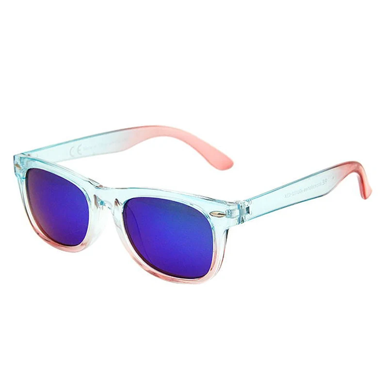 Wholesale Custom Logo colorful cute cheap sunglasses oem  kid shades promotional uv400