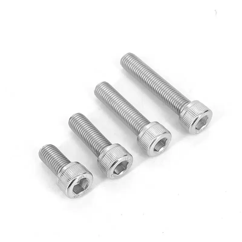 M3 70mm 60mm 50mm Long Partial Thread Hex Socket Head Machine Bolt Black Cap Screws