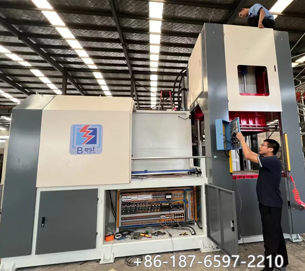 China metal casting foundry automatic flaskless sand molding machine