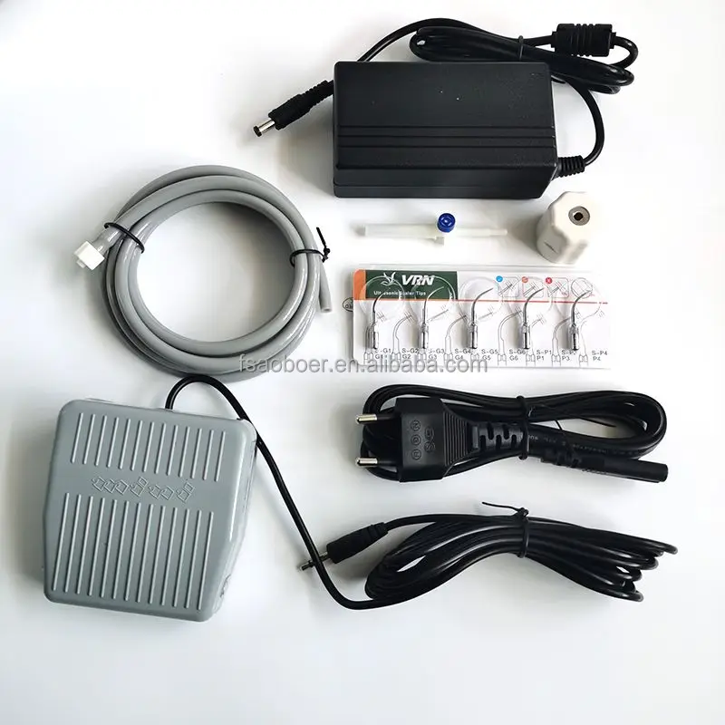 Portable Dental Equipment Vrn K08B Professional Dental Ultrasonic Scaler with Sealed Handpiece Vet Dog Cat Teething Cleaner