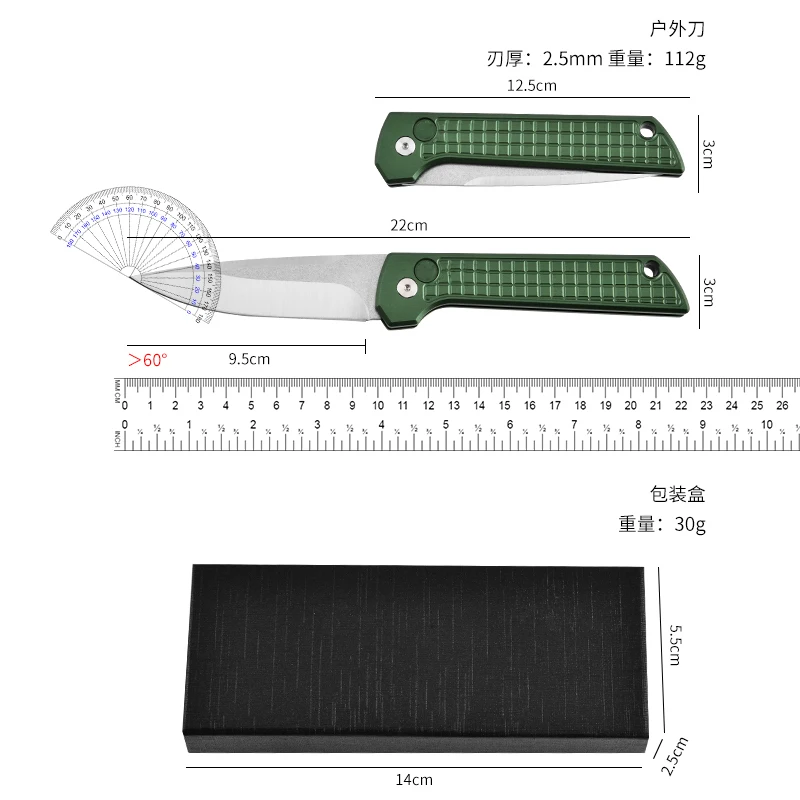 Новое поступление складной нож Oots drop tanto OEM D2 стальной тактический с алюминиевой ручкой супер CNC для выживания