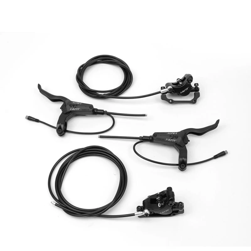 NUTT Electric Scooter Hydraulic Disc Brake 140 160mm B C Power-Off line Wire With HS1 Rotor FOR Zero 10X 11X KUGOO G1 E-scooter