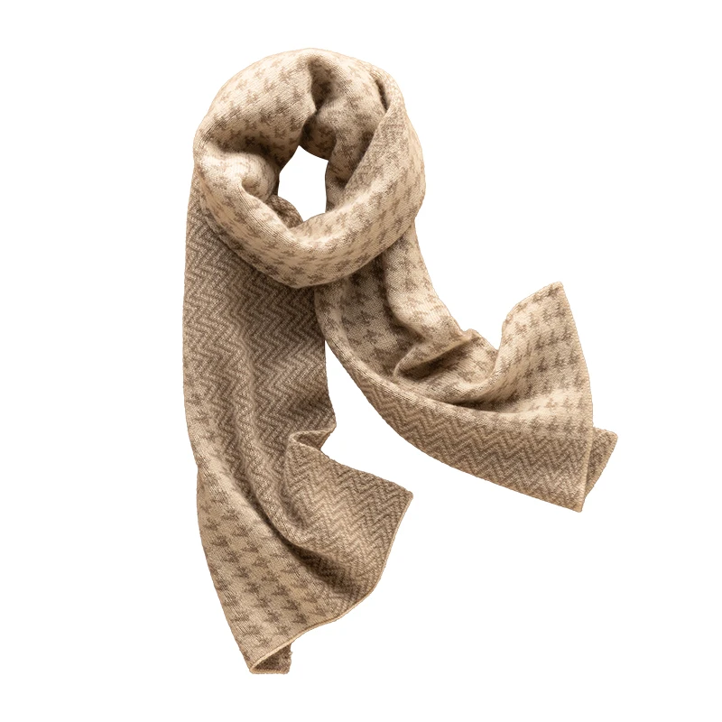 Women Scarves 100% Cashmere Knitted Shawl Hot Sale Factory Winter Warm Pure Pashmina Scarf For Ladies