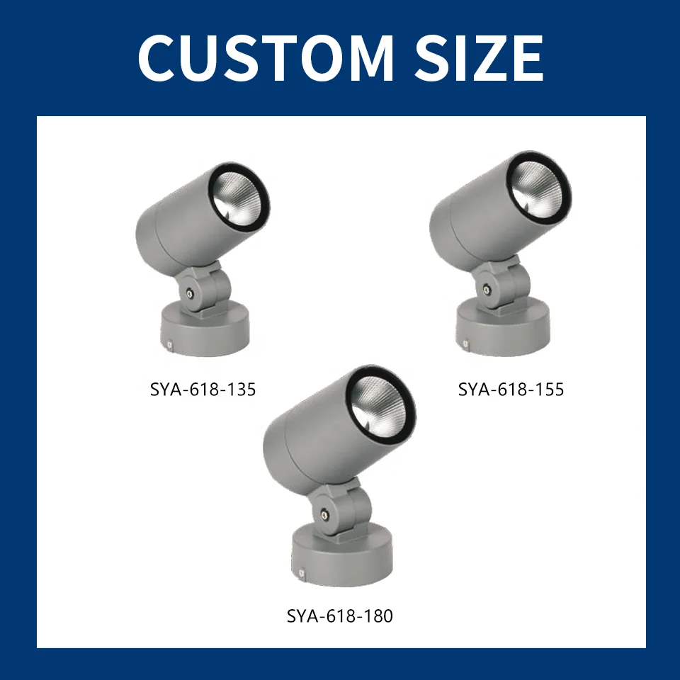 SYA-618 Wholesale Of New Features Longer life span spotlights IP66 Waterproof aluminium LED projector lamps