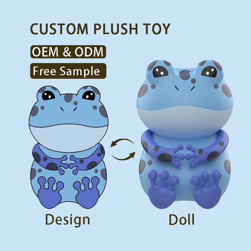 Factory frog toy custom cute soft stuffed plush animal baby toy custom plush toy special gift Frog Prince for kids