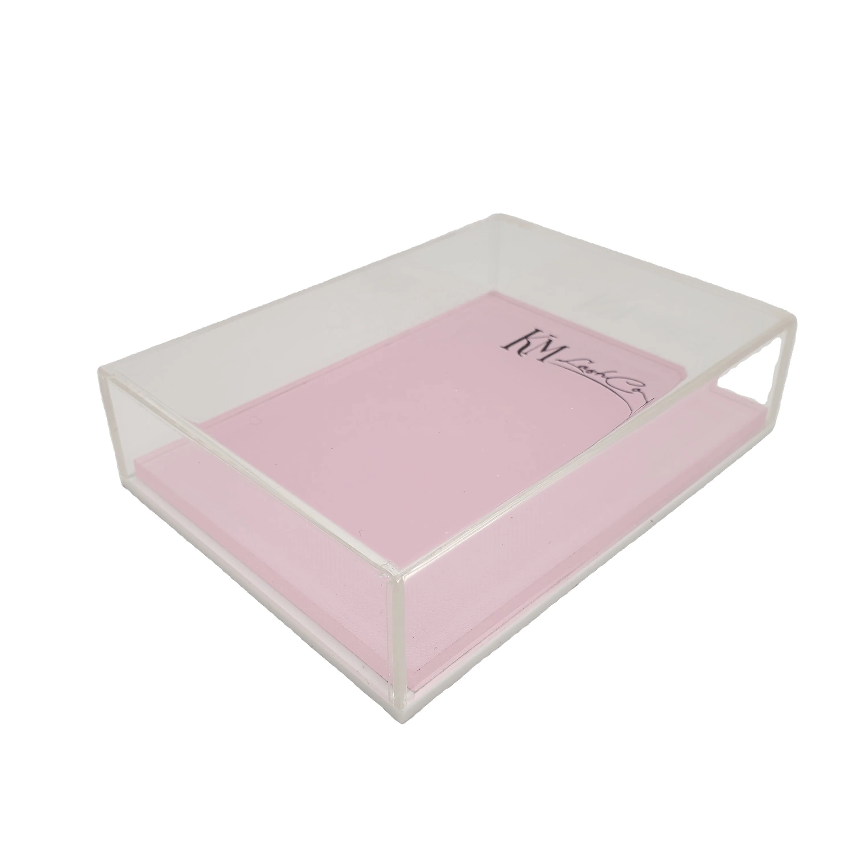
pink single lash box/pink eyelash box/single lash case pink 