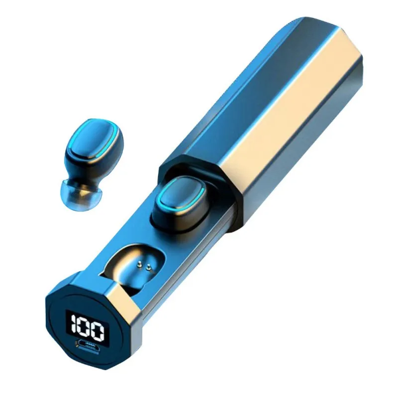 
Wireless Earbuds A7 BT Earbuds HiFi Pull 5.0 Touch Digital Display Waterproof Headphones In Ear Headsets 