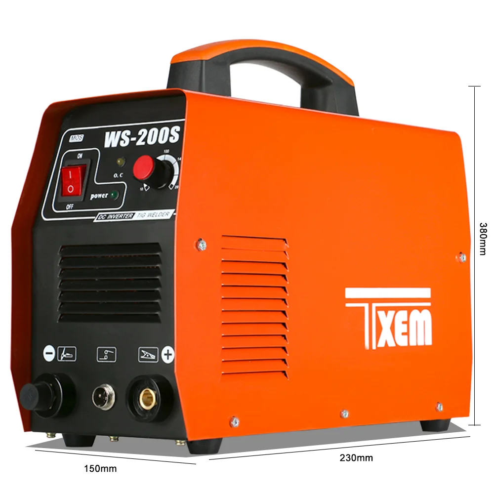 TIG-250A 200A 1p 220V DC IGBT Small Portable Argon Arc Inverter Welding Machine