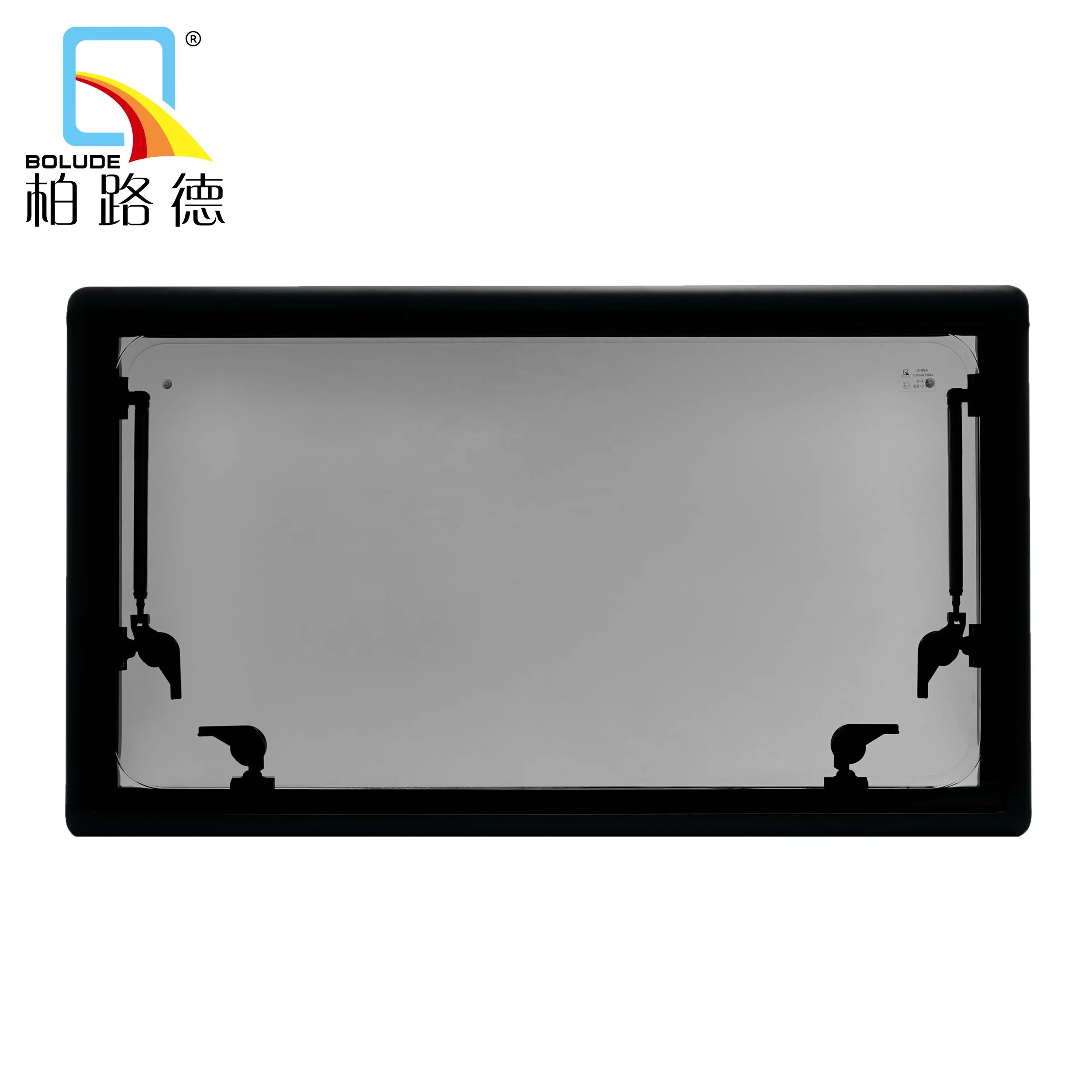 BOLUDE Modern Aluminium RV Window Roller Square Corners with EMARK DOT Square Corner Motorhome Caravan