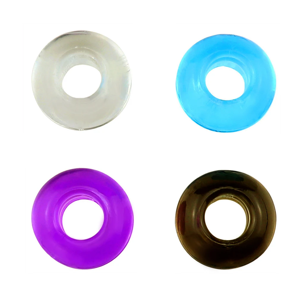 
Cheapest Price Medical TPE Soft Rubber Stretchy Penis Big Size Boys Gay Cock Ring 