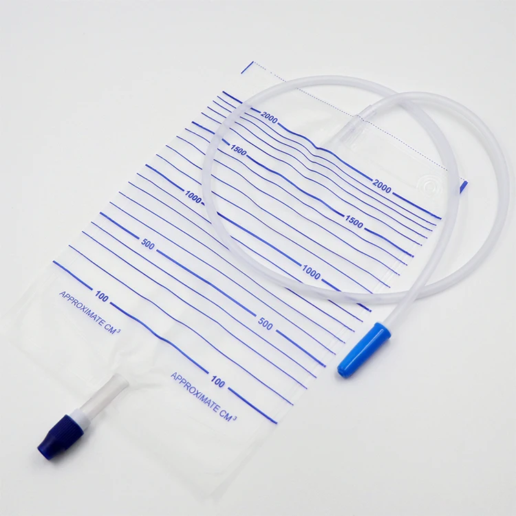 Manufacturer economic simple Urine collection Bag urine drainage Catheter Bag 2000ml