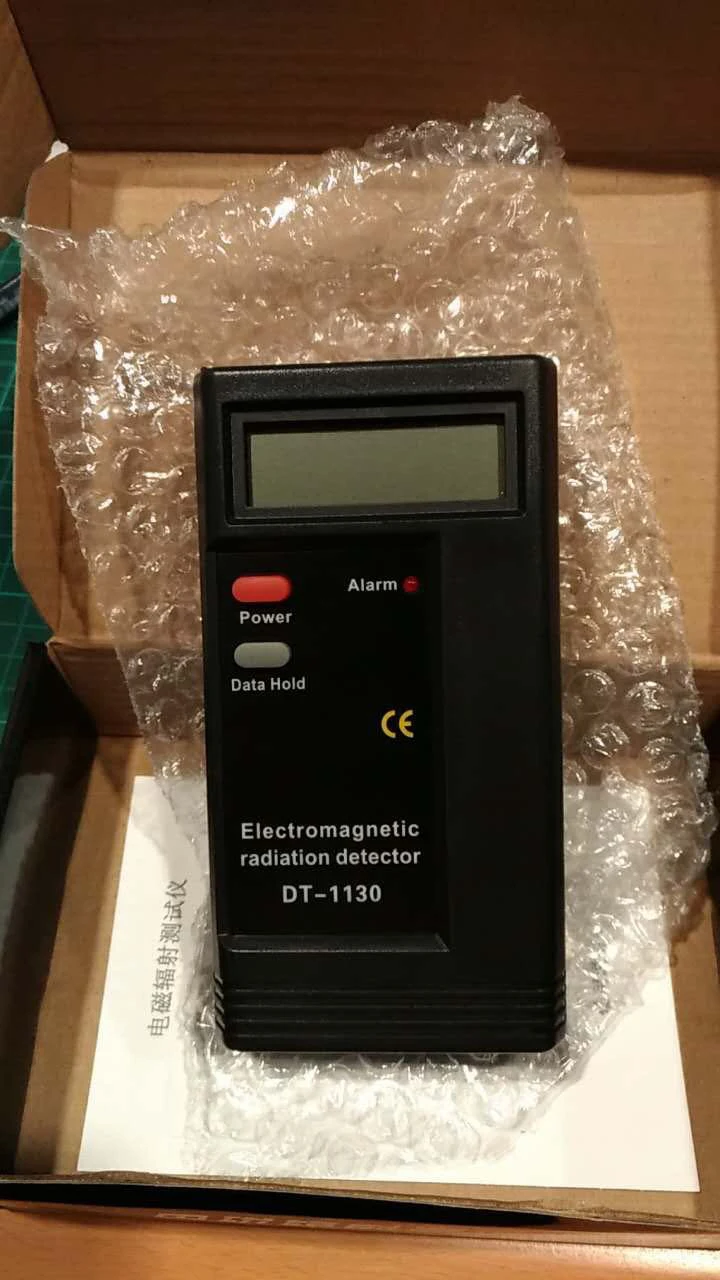  DT-1130 электромагнитного излучения детектор цифровой ЖК-дисплей ЭДС метр Дозиметр