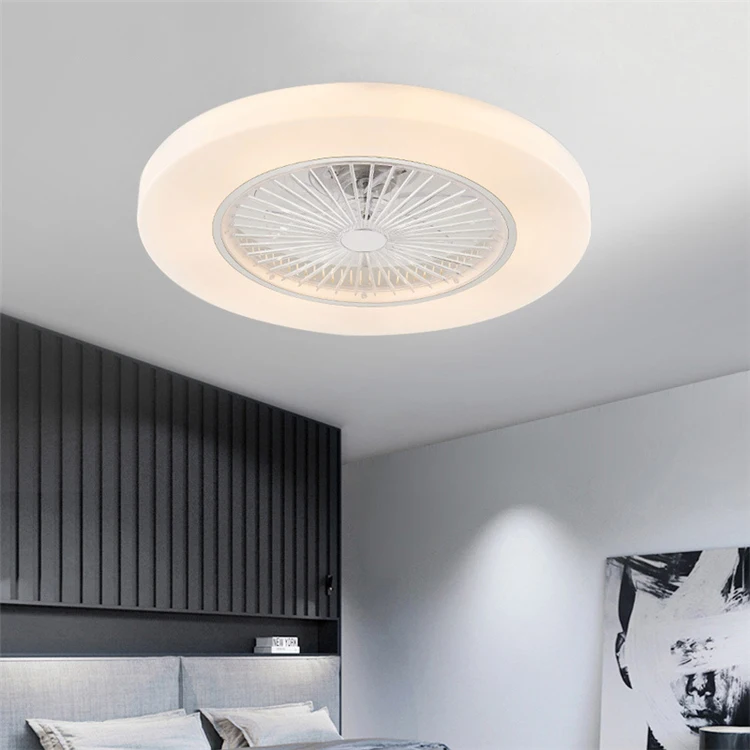 High Quality Modern Remote Control Dimmable 50CM 36W Led Ceiling Fan Lamp
