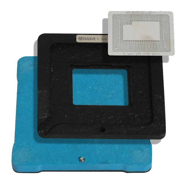 14 In1 Macbook CPU GPU PCH Reballing Station Kit Ball Planting Platform Stencils Magnetism Lock Repair Jigs DS-201A Fixtures OEM