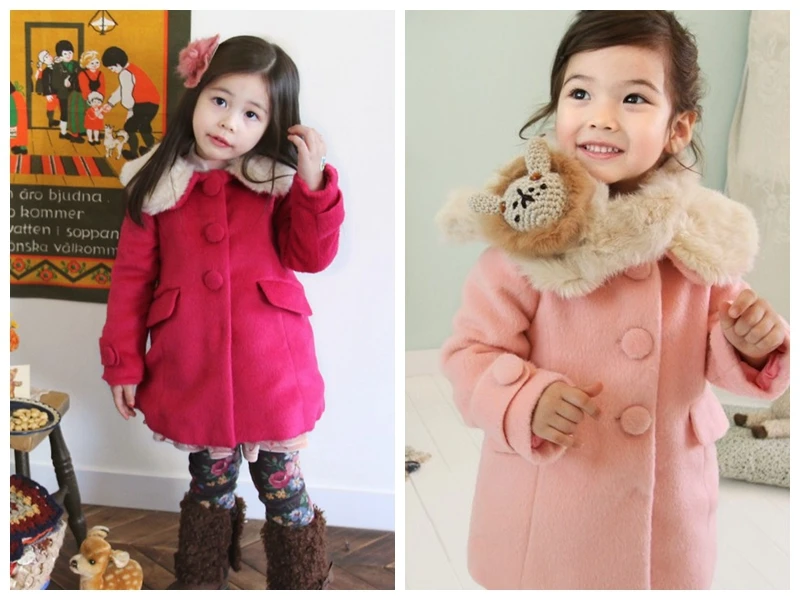 Hot Wholesale Kid Clothes Winter Warmer Fur Coat From China Suppliers