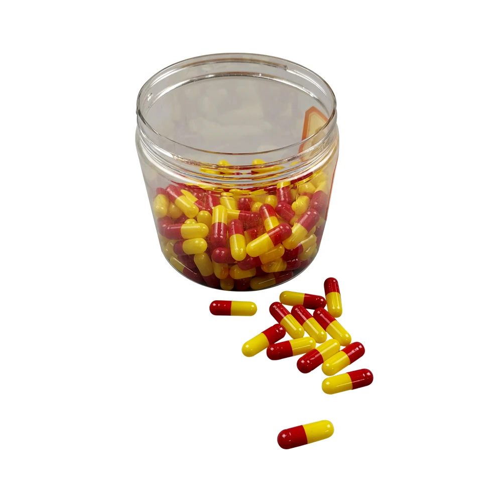 Wholesale Size 0/1/2/3/4 Vegan Printed Logo Gelatin Empty Capsules