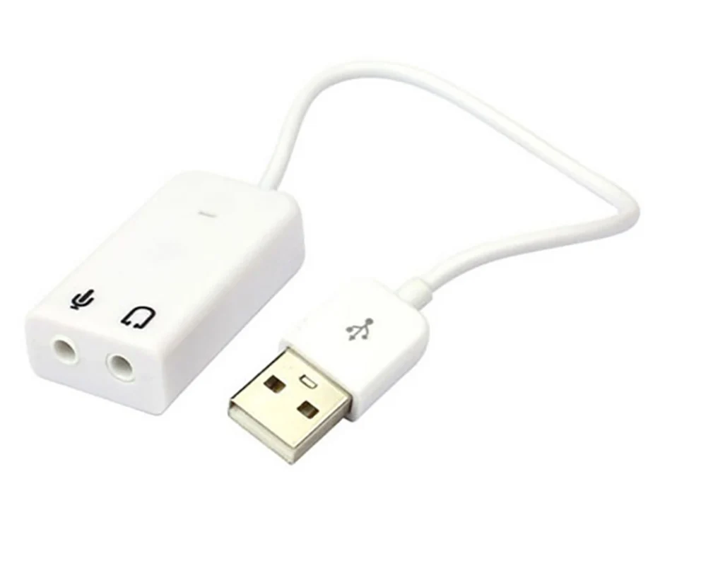 USB sound card adapter for computer sound card 7.1 3D External Audio Adapter