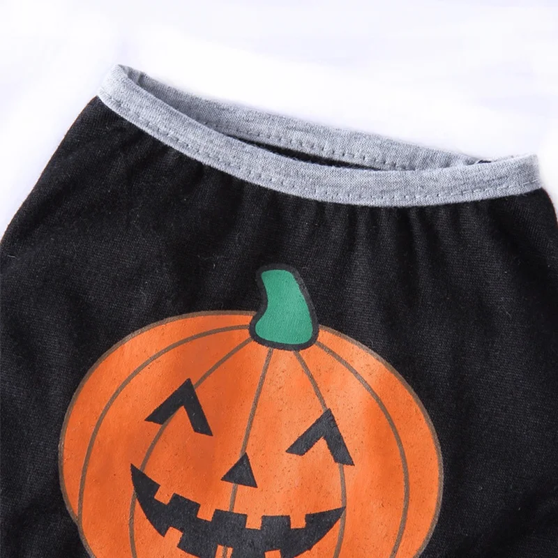 Modern XL Polyester Dog Party Dress with Golden Spider Web Print for Halloween Pumpkin Head for Spring and Summer Season